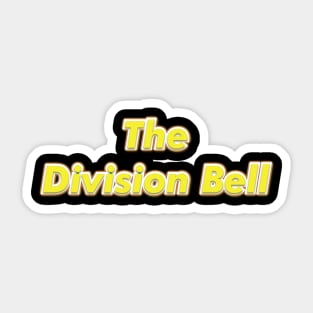 The Division Bell (PINK FLOYD) Sticker